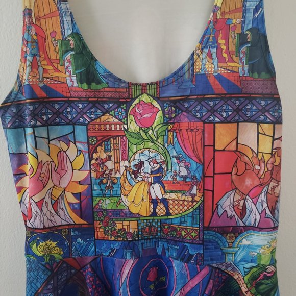 Disney x BlackMilk Beauty & The Beast Skater Dress - Picture 7 of 9
